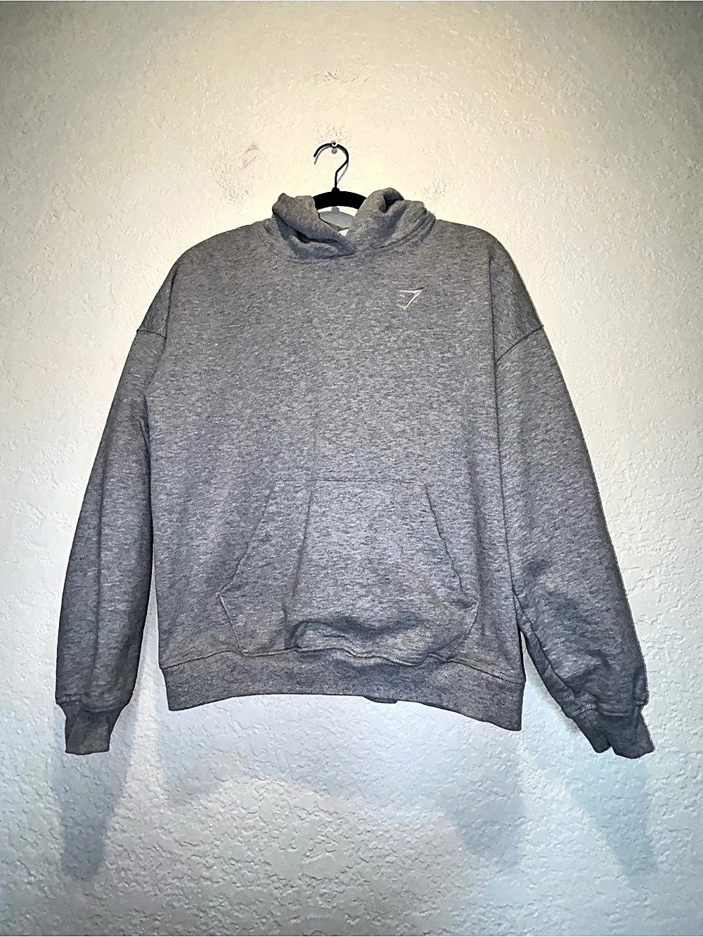 Gymshark Training Oversized Fleece Hoodie Gray XS